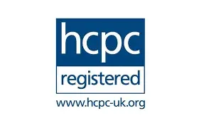 HCPC registered logo with a blue background and white text.